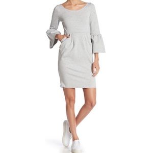 Vanity Room Bell Sleeve Pocket Dress Size S